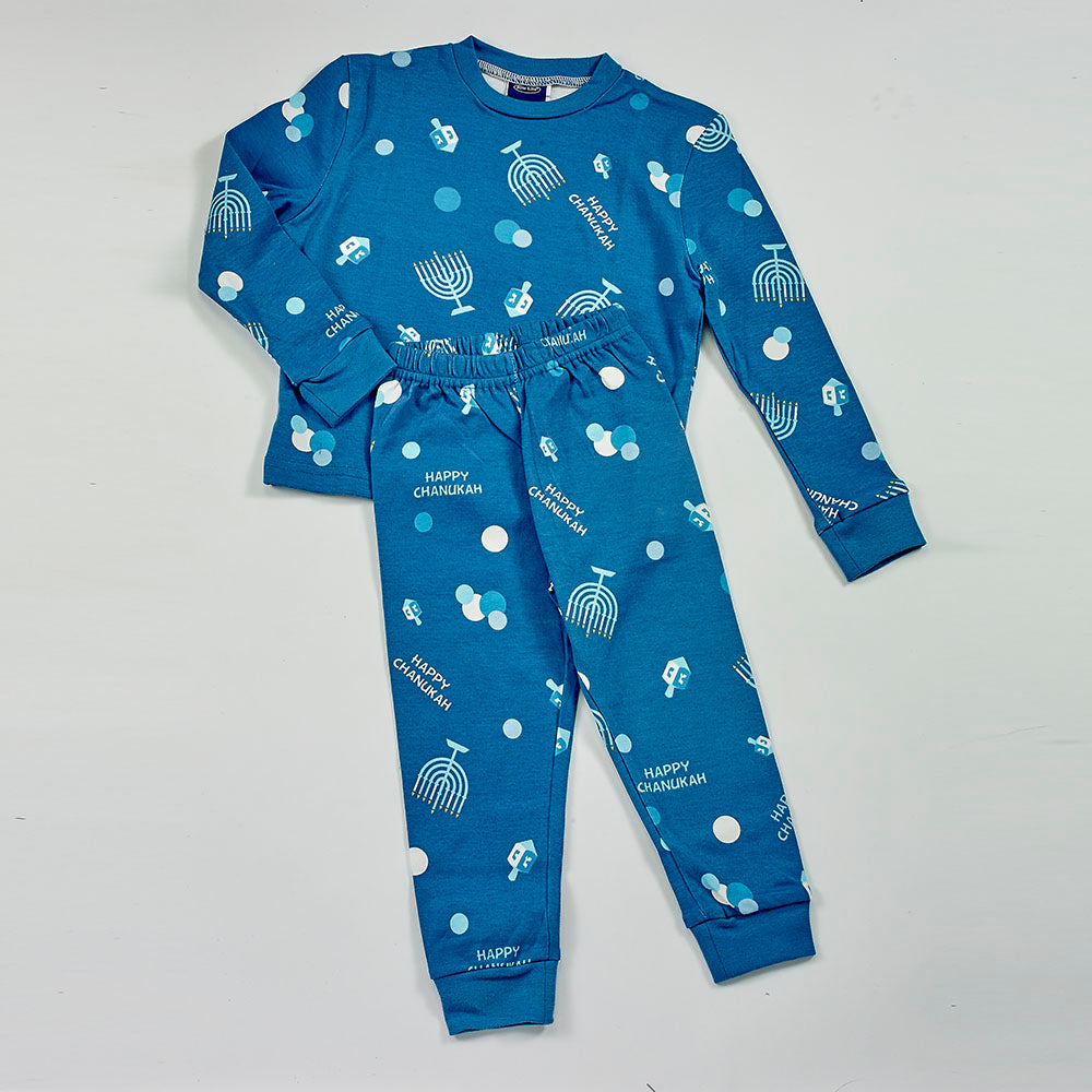 CHANUKAH KIDS PAJAMAS, 100% COTTON , SIZE 12-18 MONTHS, BAG