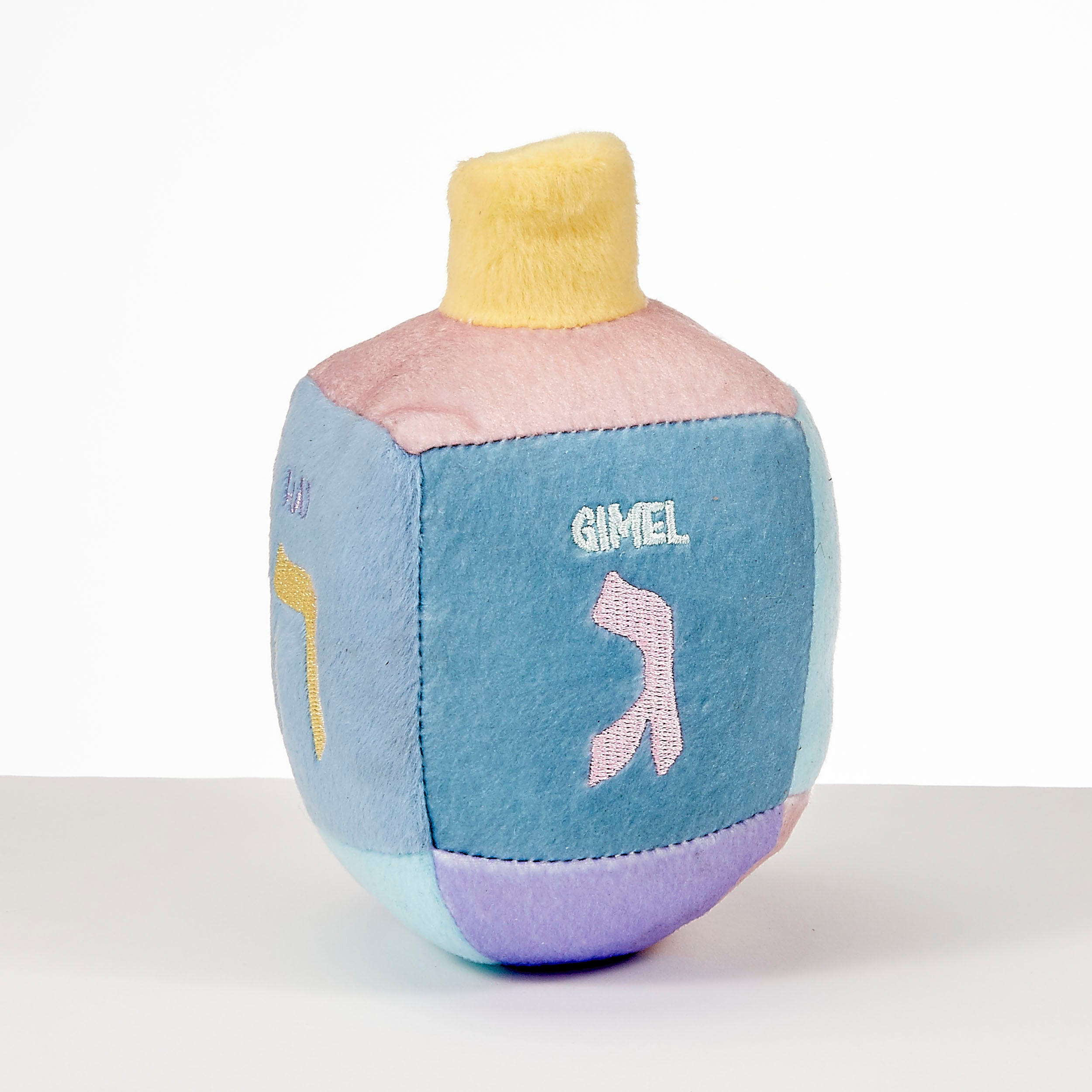 PLUSH MUSICAL DREIDEL,PLAYS "THE DREIDEL SONG",SIMPLICITY,6"H,TAG
